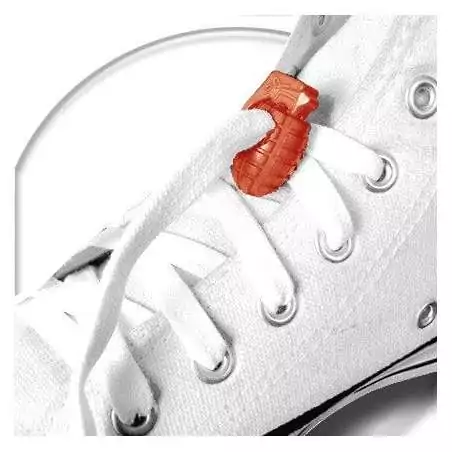 Stoppeurs bloqueurs grenades oranges pour lacets,…