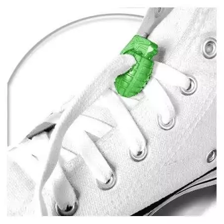 Stoppeurs bloqueurs grenades vertes pour lacets, capuches,…