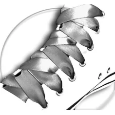 Lacets de chaussures satin gris foncé…