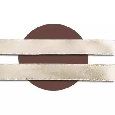 Lacets en satin beige lin pour vos chaussures