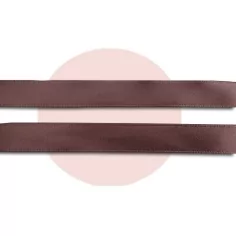 Lacetse en satin marron café pour vos chaussures 2