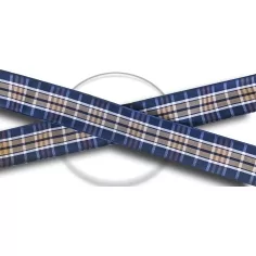 Lacets écossais bleus &&nbsp;mokas pour vos chaussures 2