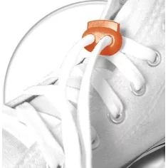 Stoppeurs plats oranges pour vos lacets, capuches, sacs... 2