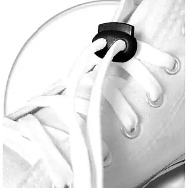 Stoppeurs plats noirs pour vos lacets, capuches, sac...