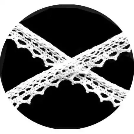 Lacets en crochet&nbsp;blanc pour vos chaussures