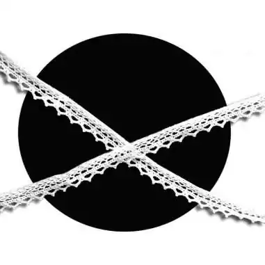 Lacets en crochet&nbsp;blanc pour vos chaussures