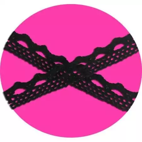 Lacets en crochet noir pour vos chaussures