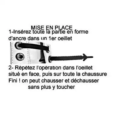 Lacet silicone damier noir & blanc &nbsp; pour vos chaussures