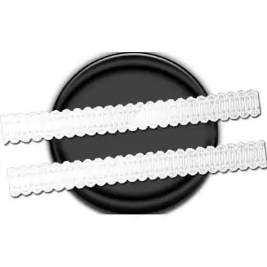 Lacets fins dentelés blancs ou noirs pour vos chaussures