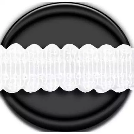 Lacets fins dentelés blancs ou noirs pour vos chaussures