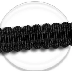 Lacets fins dentelés blancs ou noirs pour vos chaussures 2