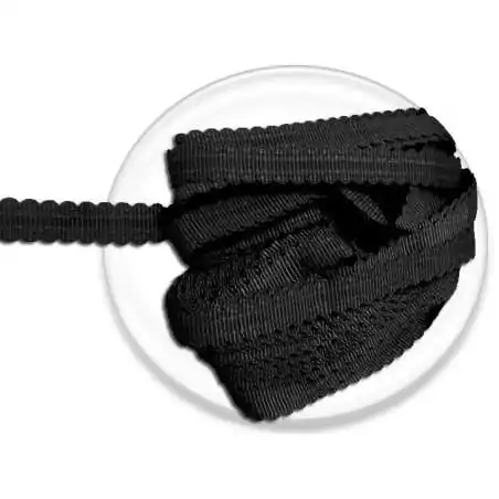 Lacets fins dentelés blancs ou noirs pour vos chaussures