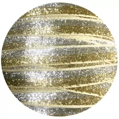 Lacets velours pailleté doré & argenté pour vos chaussures 2