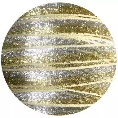 Lacets velours pailleté doré & argenté pour vos chaussures