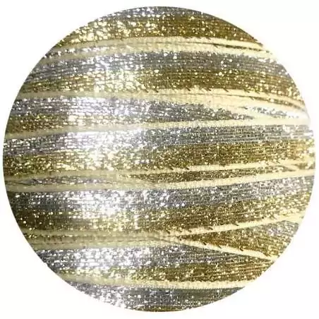 Lacets velours pailleté doré & argenté pour vos chaussures