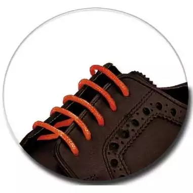Lacets cirés ronds fins oranges mandarines-Achat|Vente en…