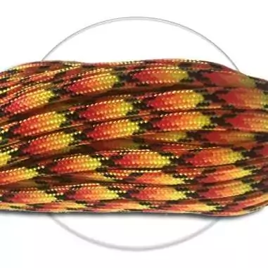 Lacets paracorde flammes oranges et rouges pour vos…