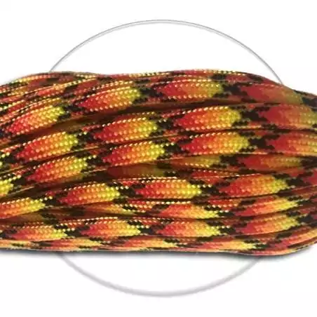 Lacets paracorde flammes oranges et rouges pour vos…