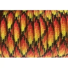 Lacets paracorde flammes oranges et rouges pour vos chaussures 2