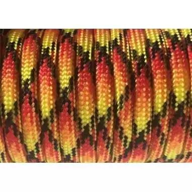 Lacets paracorde flammes oranges et rouges pour vos…