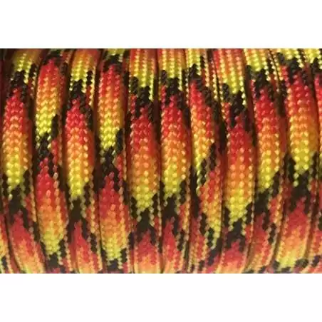 Lacets paracorde flammes oranges et rouges pour vos…