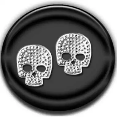 Envie de décorer vos chaussures ? Mini crânes à facettes