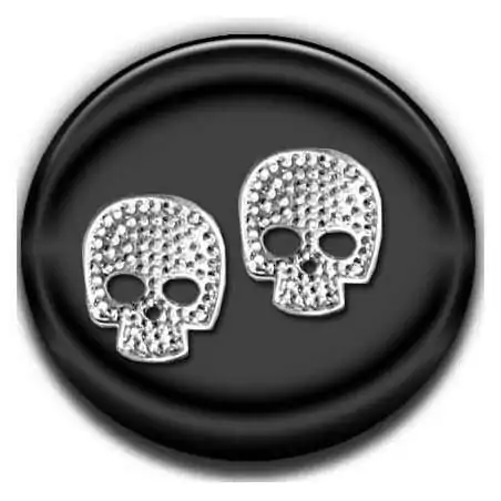 Envie de décorer vos chaussures ? Mini crânes à facettes