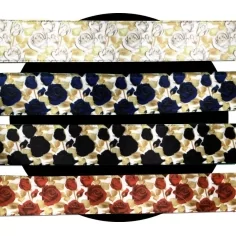 Lacets satin roses rétros : 4 coloris pour vos chaussures 2