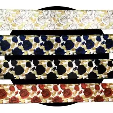 Lacets satin roses rétros : 4 coloris pour vos chaussures