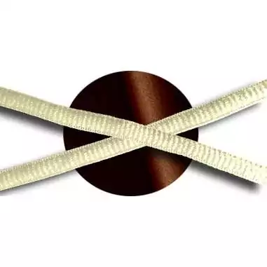 Lacets ronds beige&nbsp;vanille pour vos chaussures