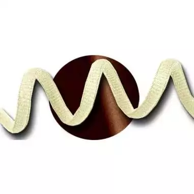 Lacets ronds beige&nbsp;vanille pour vos chaussures