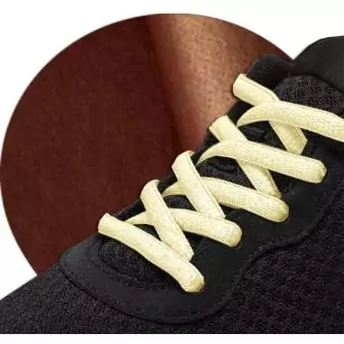 Lacets ronds beige&nbsp;vanille pour vos chaussures