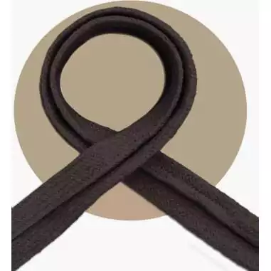 Lacets coton épais&nbsp;marron glacé pour vos chaussures