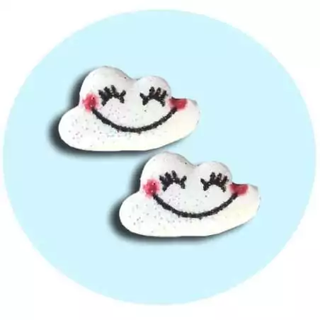 Envie de décorer vos chaussures ? Décorations Nuages kawai