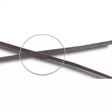 Lacets cirés plats en marron foncé pour vos chaussures