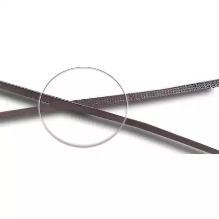 Lacets cirés plats en marron foncé pour vos chaussures