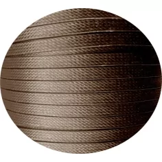 Lacets cirés plats en marron foncé pour vos chaussures 2