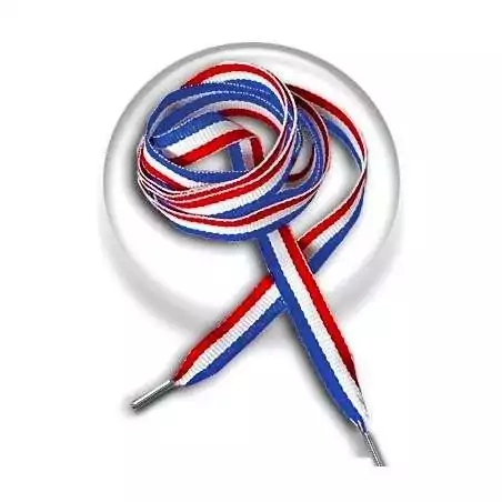 Lacets aux couleurs de la France pour vos chaussures