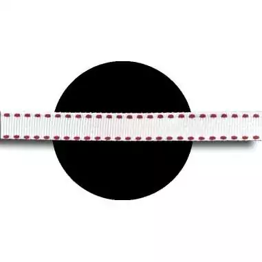 Lacets blancs surpiqués de&nbsp;rouge pour vos chaussures