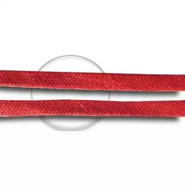 Lacets coton&nbsp;épais rouges pour vos chaussures