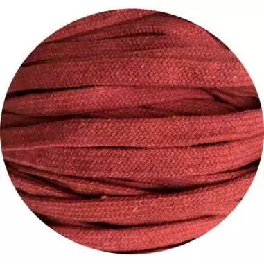 Lacets coton&nbsp;épais rouges pour vos chaussures