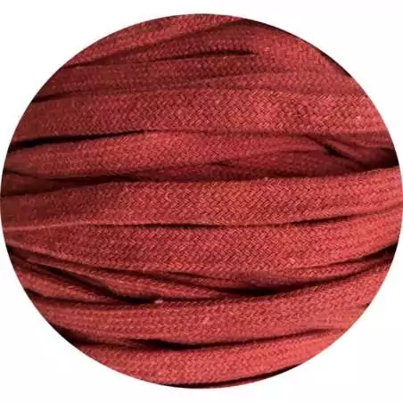 Lacets coton&nbsp;épais rouges pour vos chaussures