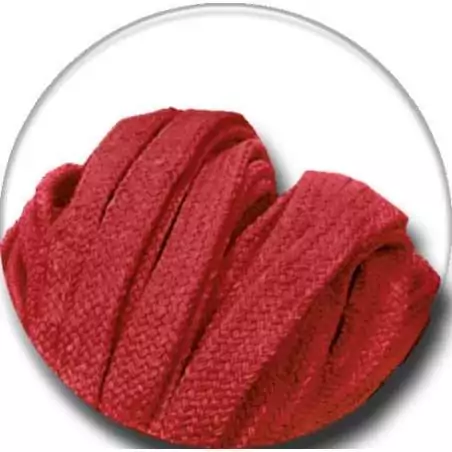 Lacets coton&nbsp;épais rouges pour vos chaussures