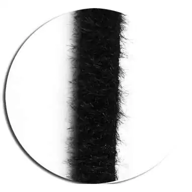 Lacets fluffly moumoute noire pour vos chaussures