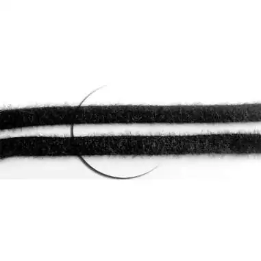 Lacets fluffly moumoute noire pour vos chaussures