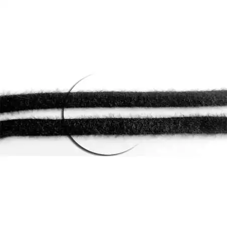 Lacets fluffly moumoute noire pour vos chaussures