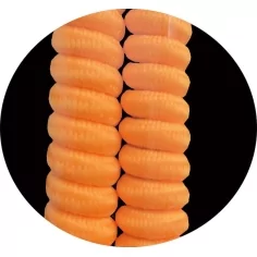 Lacets de chaussures ressorts sans noeud&nbsp;oranges fluos 2