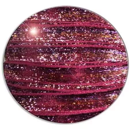 Lacets velours pailleté dégradés roses pour vos chaussures