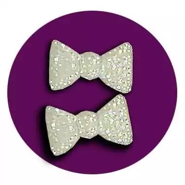 Envie de décorer vos chaussures ? Décorations noeuds&nbsp;à facettes