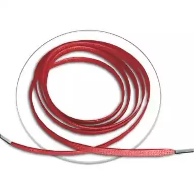 Lacets fins cirés plats en&nbsp;rouge pour vos chaussures